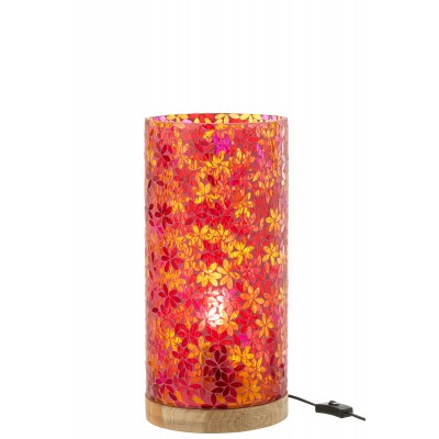 LAMPE FLEUR MOSAIQUE LARGE