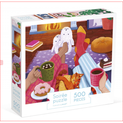 PUZZLE SOIRÉE AU COIN DU FEU