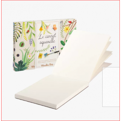 CARNET AQUARELLE JARDIN