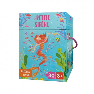 Puzzle+livre LA PETITE SIRENE