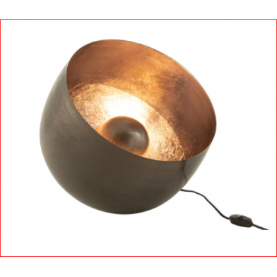 LAMPE SALOON METAL NOIR