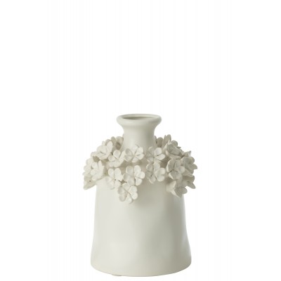 VASE YUCCA FLEUR BLANC