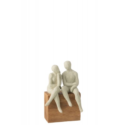 FIGURINE COUPLE RESINE