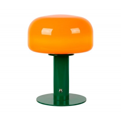 LAMPE LED TACTILE RECHARGE DAHNA ORANGE+VERT