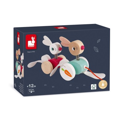 LAPINS À PROMENER (BOIS)