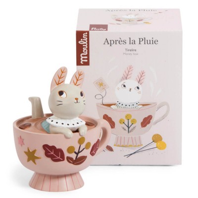 TIRELIRE LAPIN APRES LA PLUIE