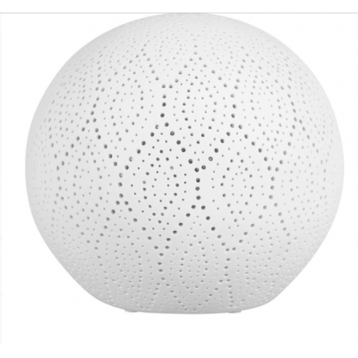 LAMPE BOULE DENTELLE