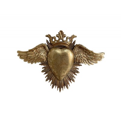 DECO MURAL Coeur ailes